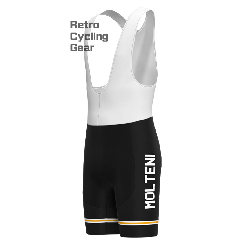 MOLTENI Black Retro Long Sleeve Cycling Kit