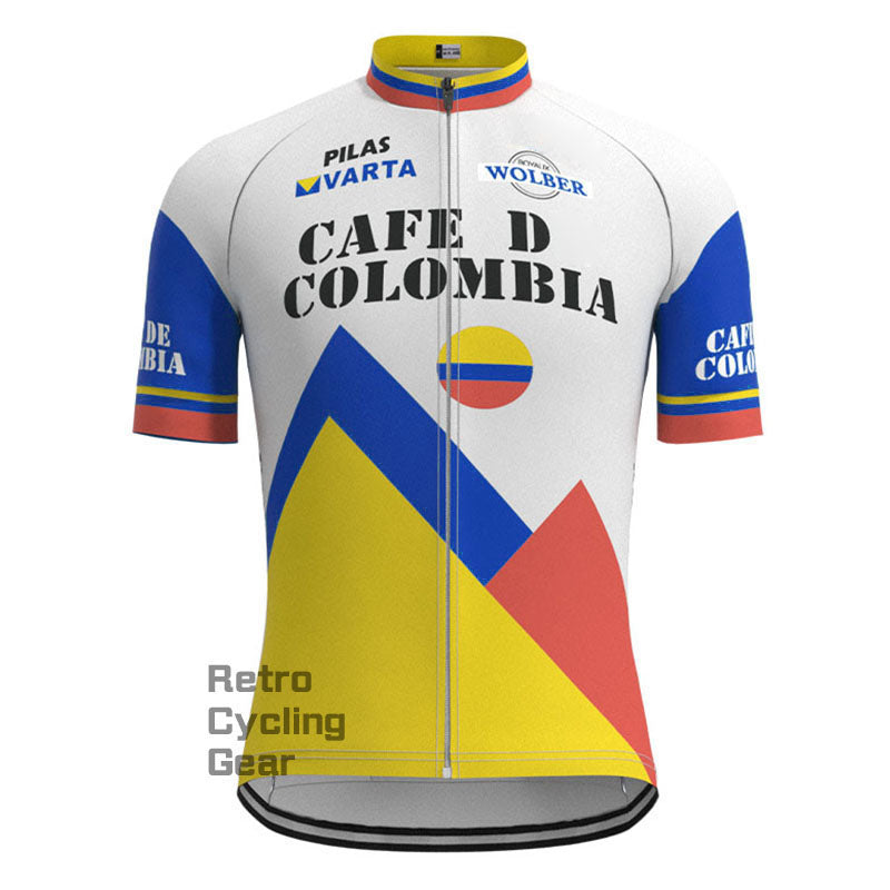 Cafe D Colombia Retro Short Sleeve Cycling Kit