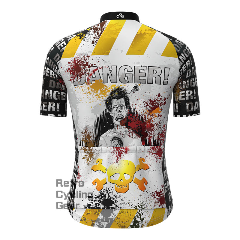 Zombie Danger Block Short Sleeves Cycling Jersey