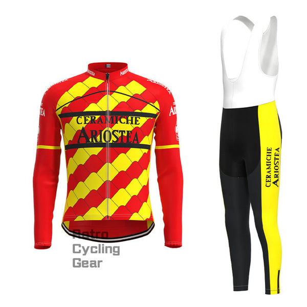 Ariostea Retro Long Sleeve Cycling Kit