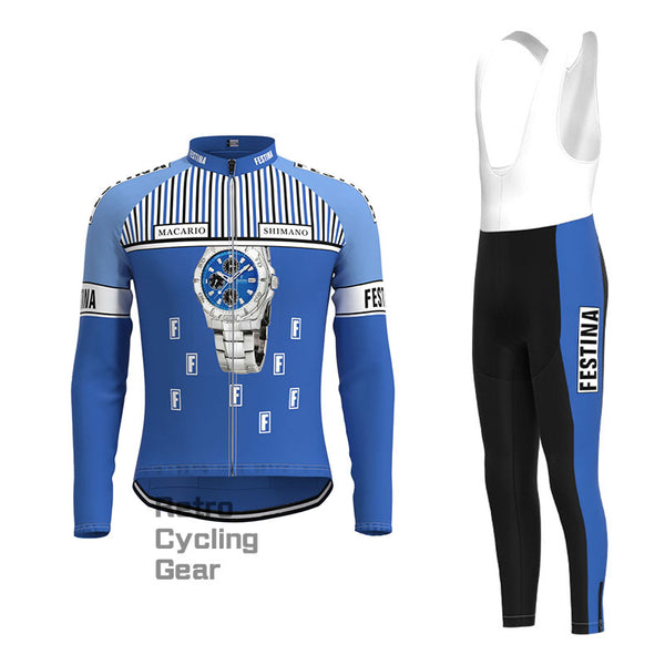 Macario Retro Long Sleeve Cycling Kit