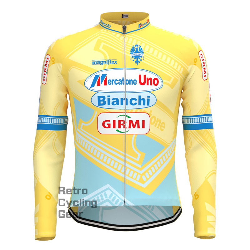 Mercatone Uno Retro Langarm-Fahrradset