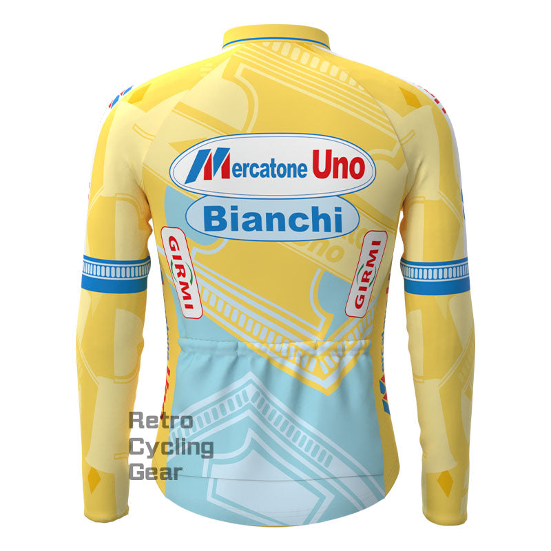 Mercatone Uno Retro Langarm-Fahrradset